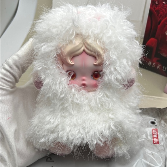 SkullPanda- Pop Mart - You Found Me! Plush Doll Pendant/Purse Charm-Ghostie NWOT - Picture 15 of 17